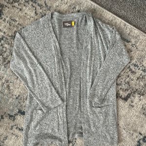 Like New! Girls Rumi+Ryder lightweight open front cardigan with pockets, Sz M